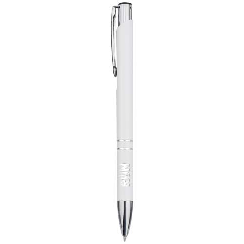 Promotional Moneta recycled aluminium ballpoint pen (blue ink)