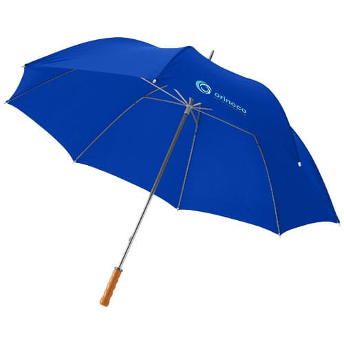 Promotional Karl 30" golf umbrella with wooden handle