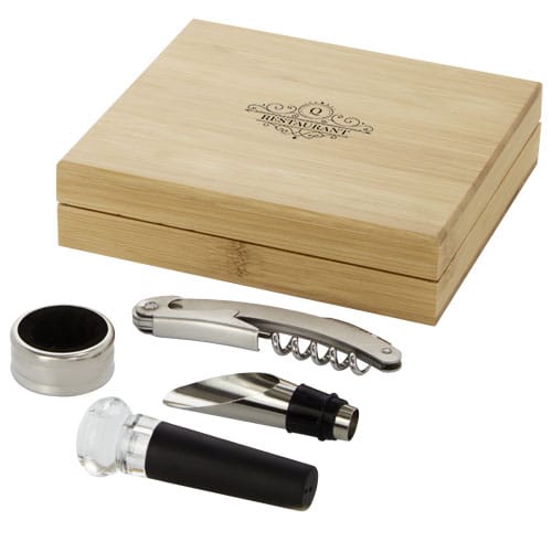 Custom Printed Syrat 4-piece wine set