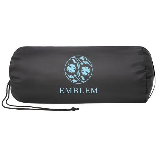 Promotional Lily GRS certified RPET coral fleece blanket