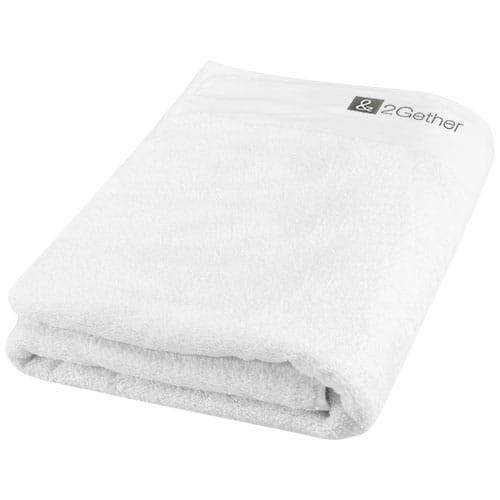 Promotional Ellie 550 g/m² cotton towel 70x140 cm