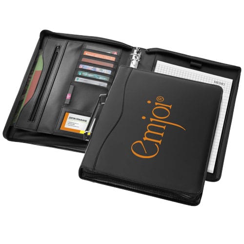Promotional Ebony A4 briefcase portfolio