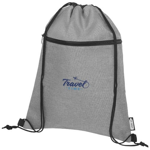 Custom Branded Ross RPET drawstring bag 5L