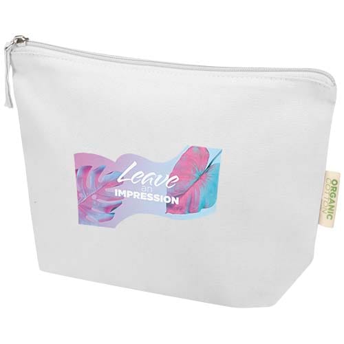Custom Branded Odisha 180 g/m² OCS organic toiletry bag 1L 
