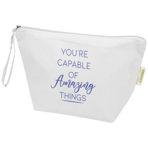 Custom Branded Odisha 180 g/m² OCS organic large accessory pouch 3L 