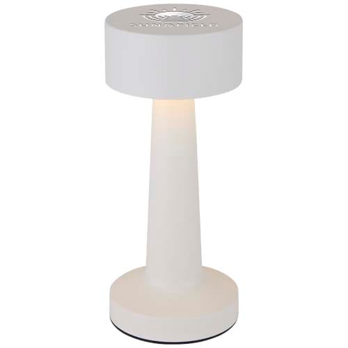 Branded Aludra rechargeable dimmable table lamp with 3 light modes