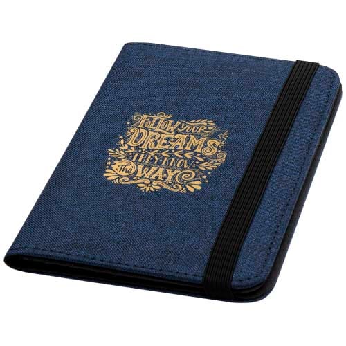Promotional Ross GRS RPET RFID passport holder