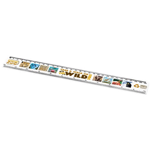 Promotional Refari 30 cm recycled plastic ruler