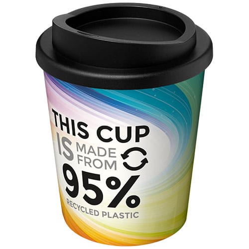 Custom Printed Brite-Americano® Espresso Recycled 250 ml insulated tumbler