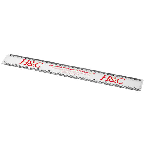 Promotional Renzo 30 cm plastic ruler