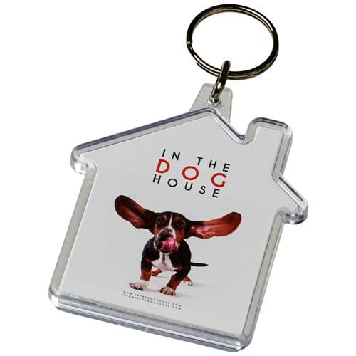 Promotional Combo house-shaped keychain