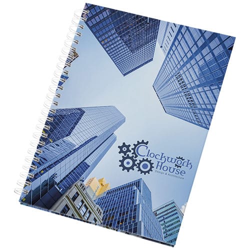 Promotional Wire-o A5 notebook hard cover