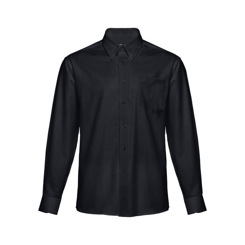 Custom Branded THC TOKYO. Men's long-sleeved oxford shirt