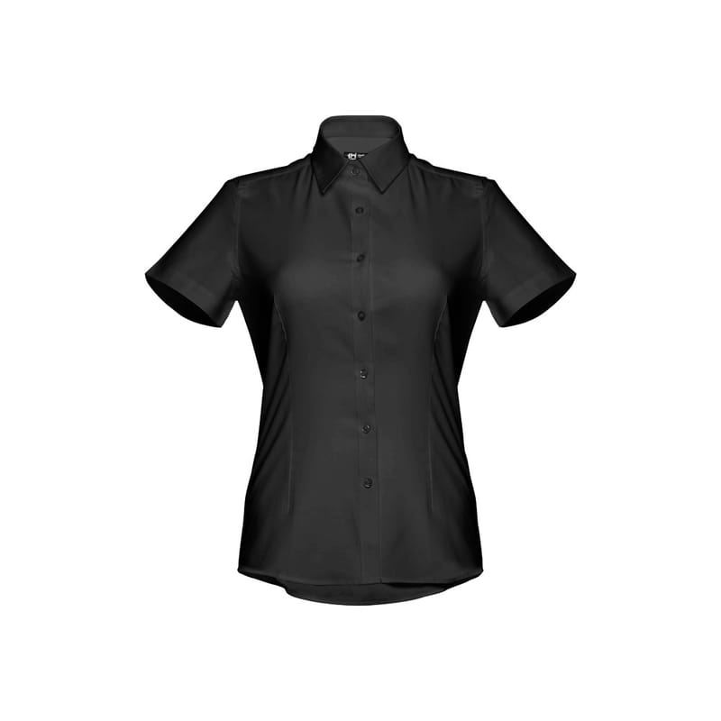 Custom Branded THC LONDON WOMEN. Women's short-sleeved Oxford shirt