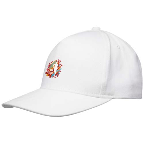 Custom Branded Onyx 5 panel 240 g/m2 Aware™ recycled cap