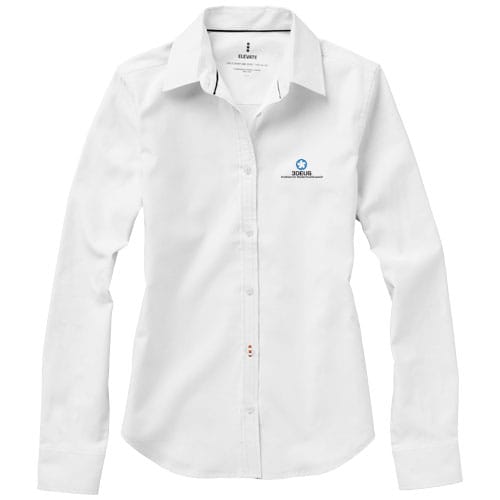 Custom Branded Vaillant 142 g/m2 long sleeve women's oxford shirt