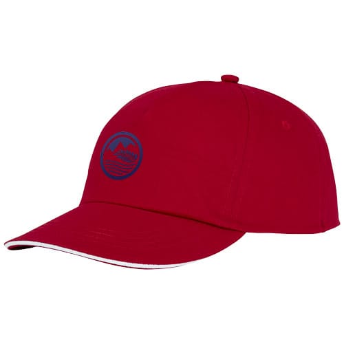 Custom Branded Styx 5 panel 175 g/m2 sandwich cap