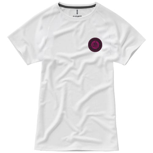 Custom Branded Niagara 145 g/m2 short sleeve women's cool fit t-shirt