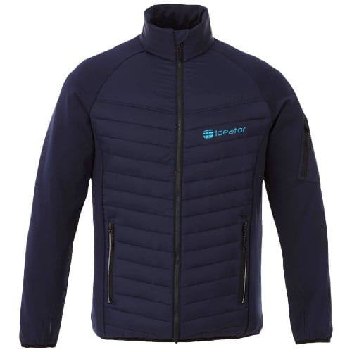 Custom Branded Banff men's hybrid insulated jacket