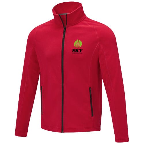 Custom Branded Zelus men's fleece jacket