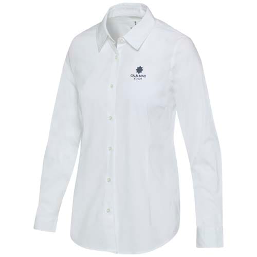 Custom Branded Carnelian 133 g/m² poplin women's shirt