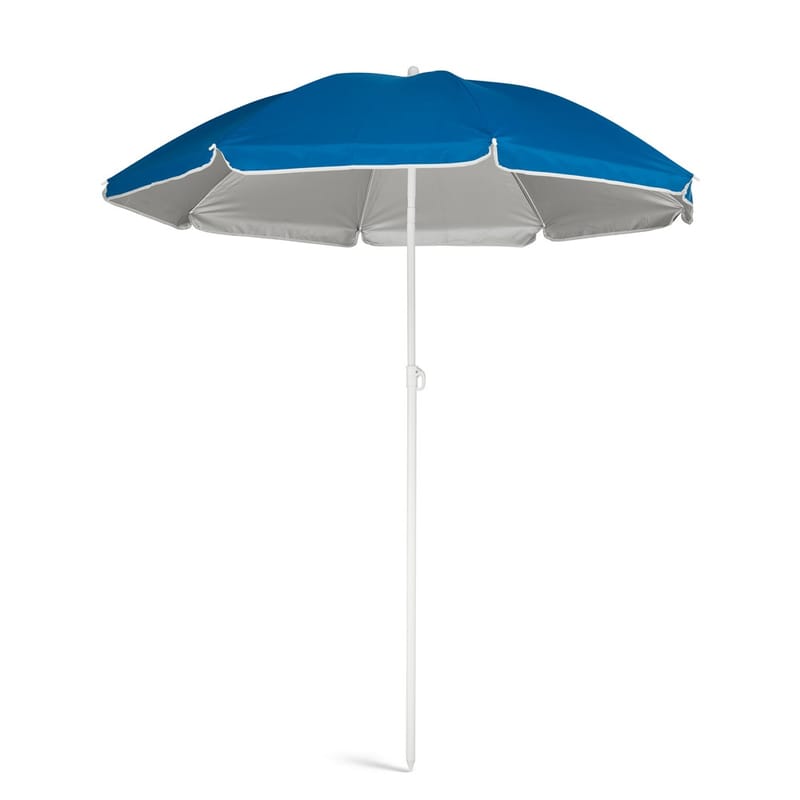 Promotional PARANA. 210T reclining parasol with silver lining