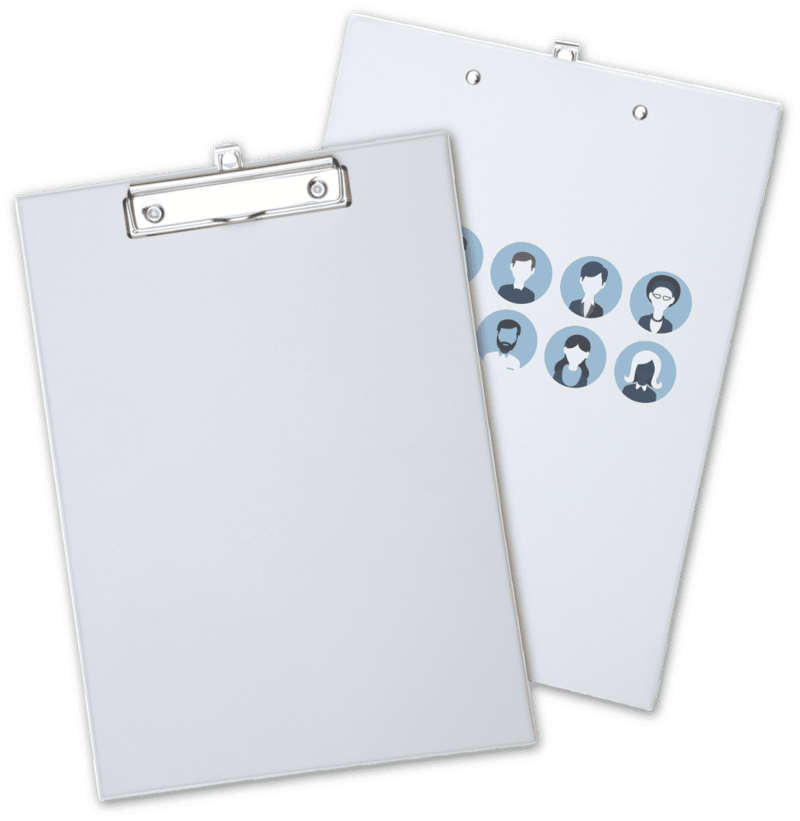 Promotional A4 Clipboard (UK Stock: White)