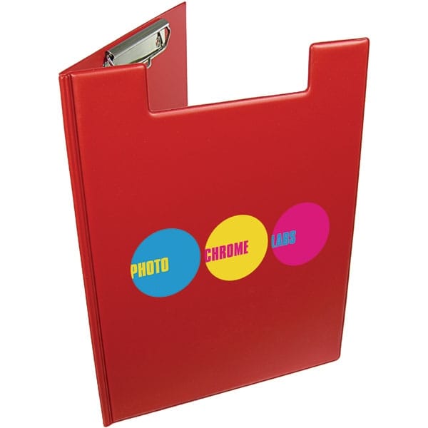 Promotional A4 Folder Clipboard (UK Stock: Red)