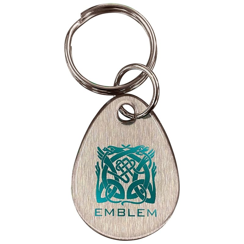 Promotional Stainless Steel Keyring (UK Made: Bespoke)