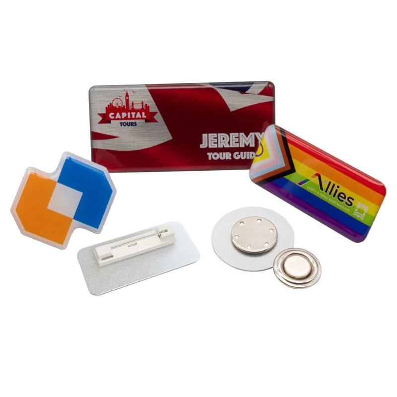 Promotional Aluminium Pin Badge (UK Made: Bespoke 70mm)
