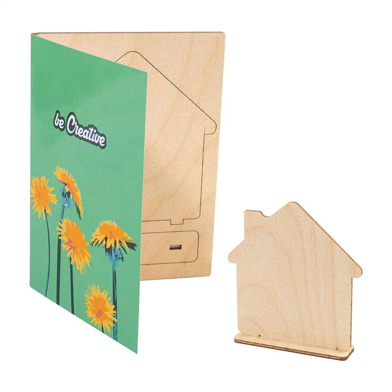 Custom puzzle postcard, house