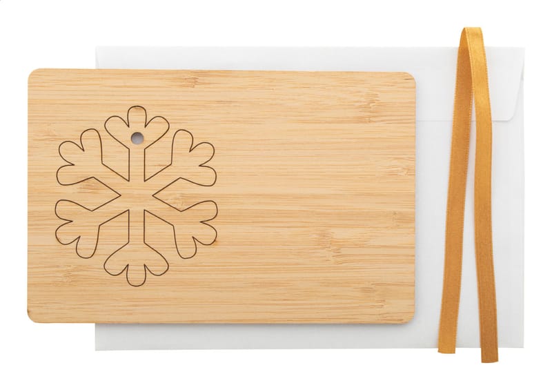 Promotional Christmas card, snowflake