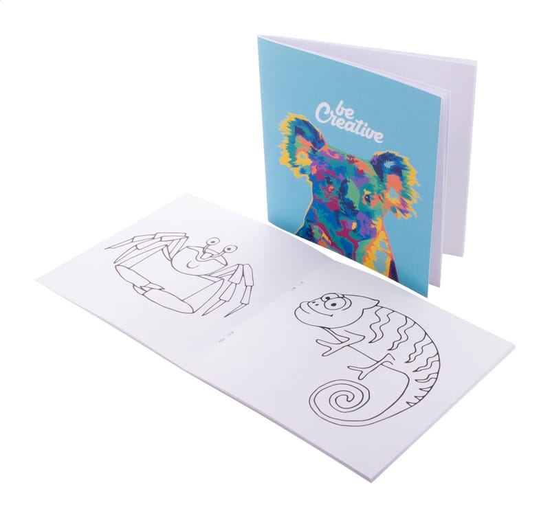 Custom colouring booklet, animals
