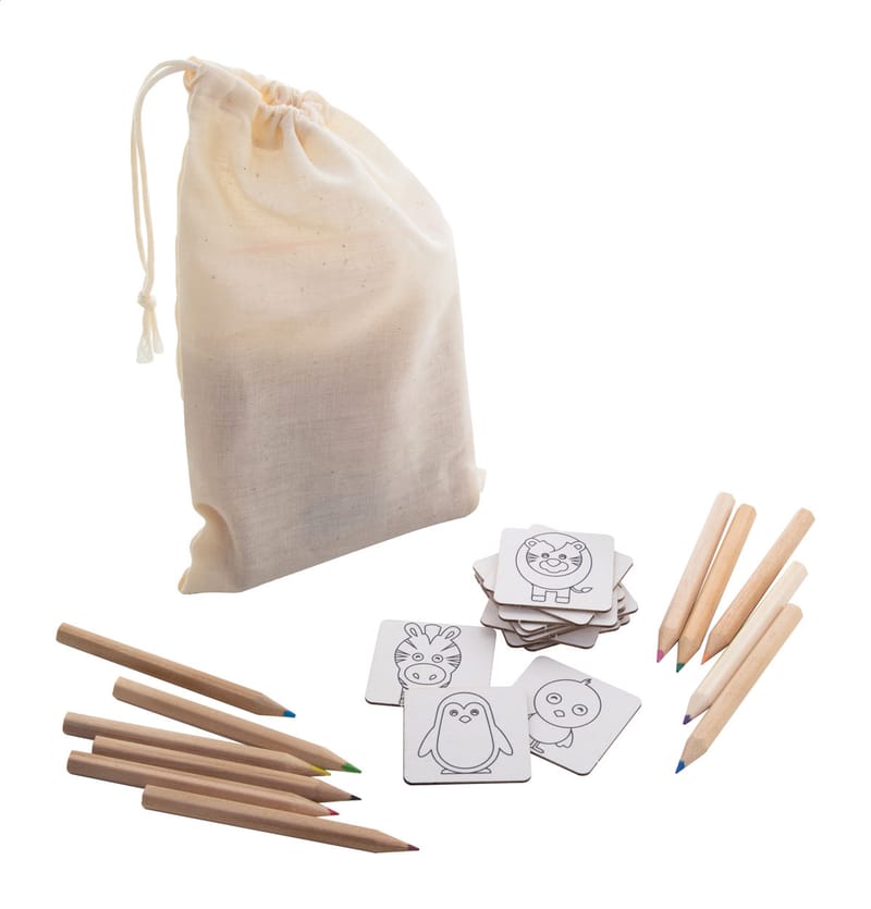 Promotional Colouring memory game, animals