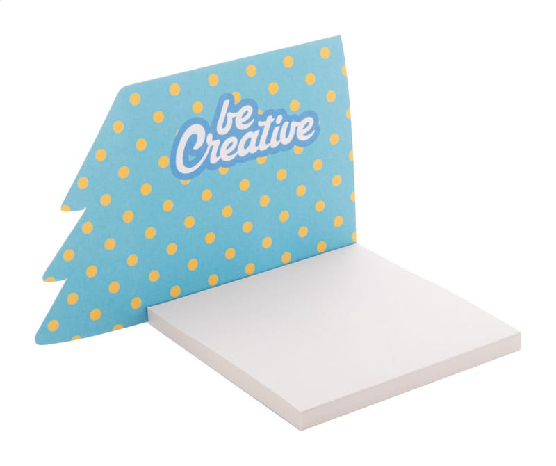 Custom sticky notepad, Christmas tree