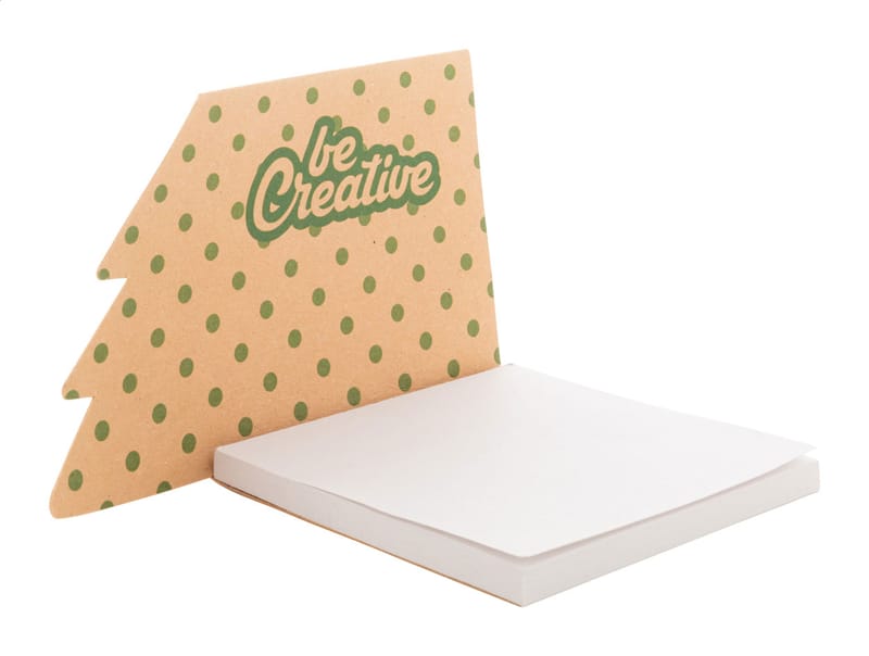 Custom sticky notepad, Christmas tree