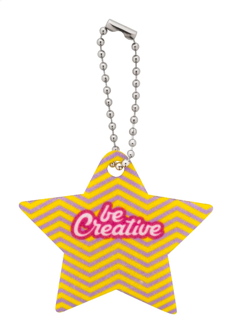 Custom Christmas keyring, star