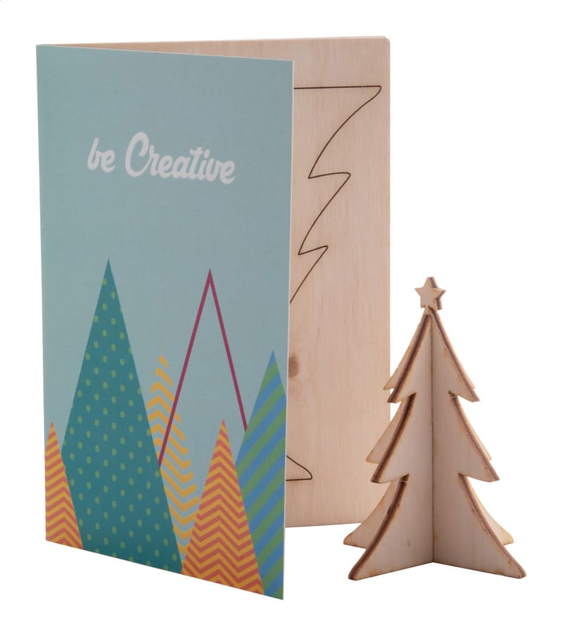 Promotional Christmas card, Christmas tree