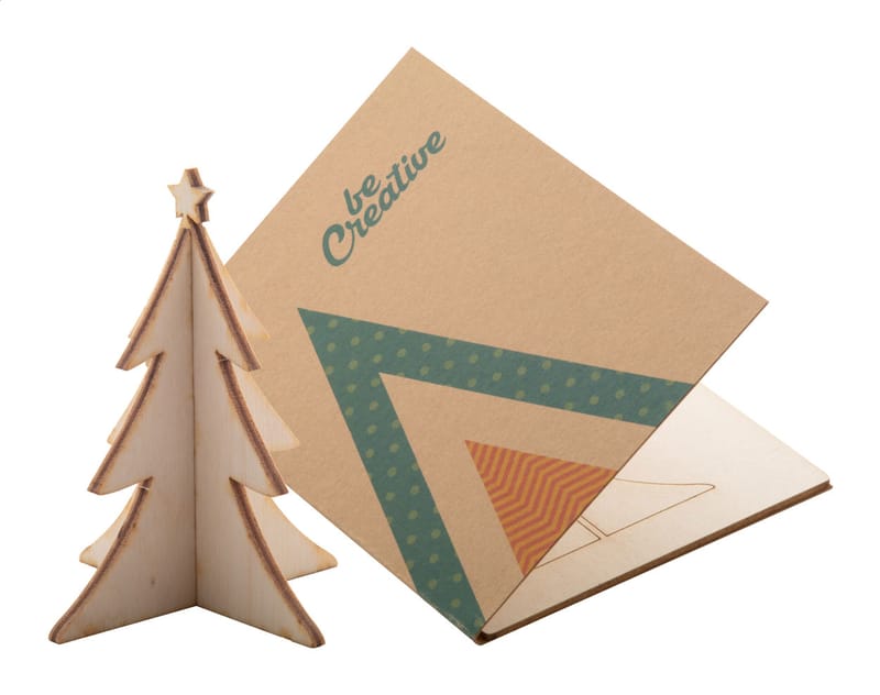 Promotional Christmas card, tree