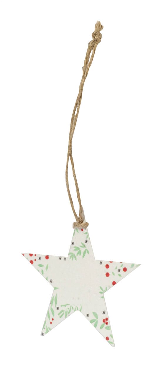 Promotional Christmas tree ornament, star