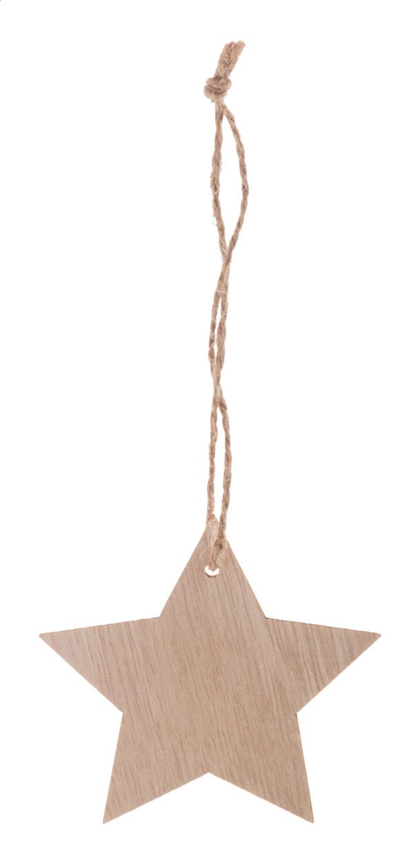 Promotional Christmas tree ornament, star