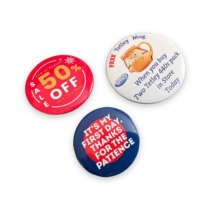 Promotional Button Badge (UK Made: 45mm)
