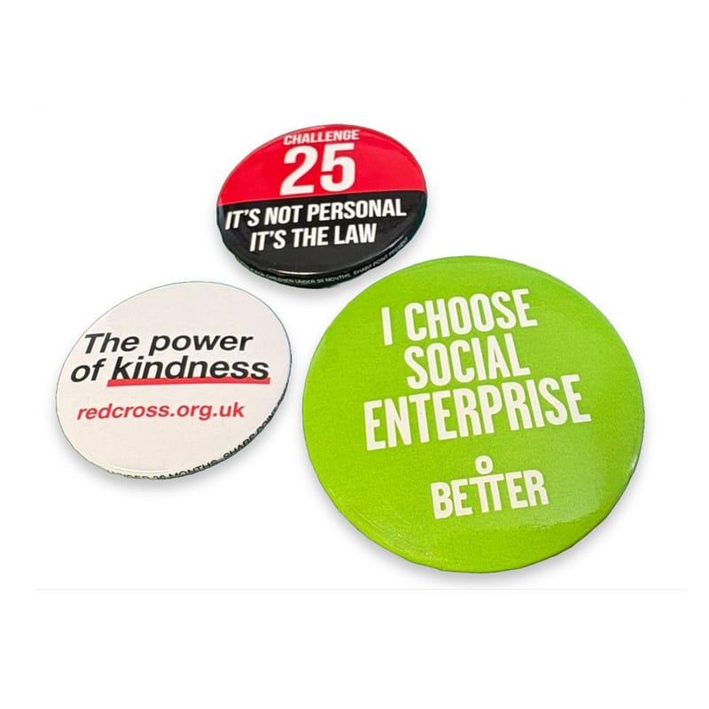 Promotional Button Badge (UK Made: 55mm)