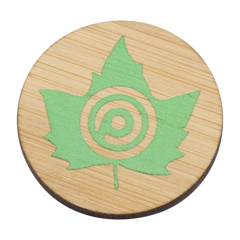 Promotional Bamboo Badge (UK Made: Bespoke 25mm)