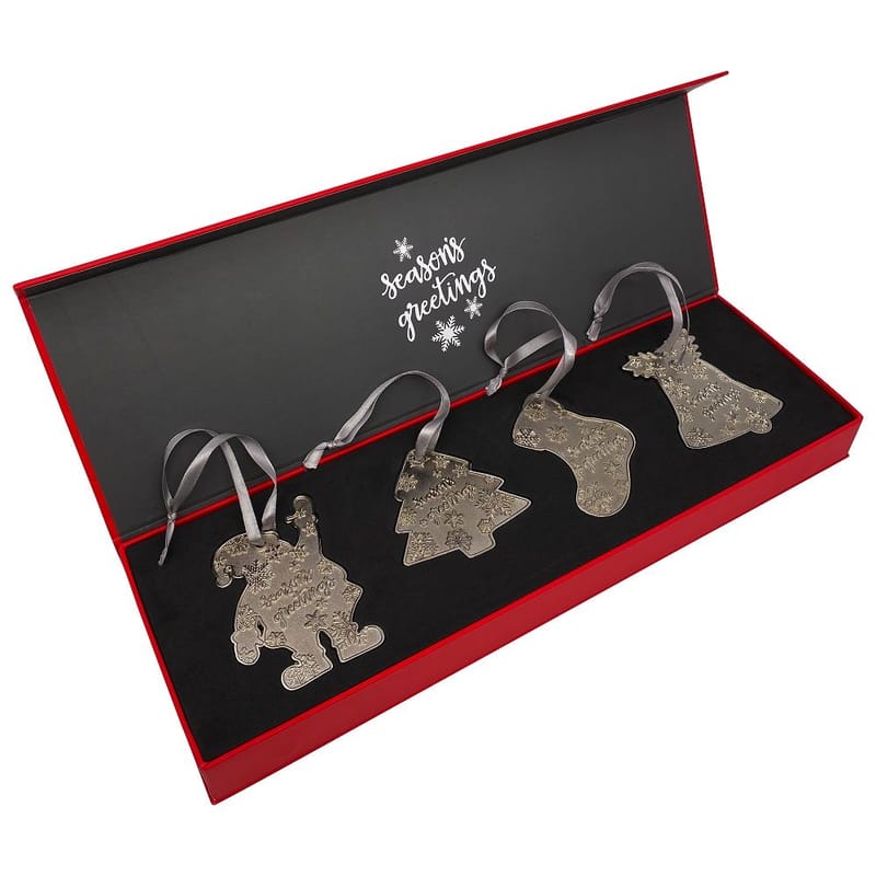 Promotional Premium Zinc Alloy Tree Decorations Presentation Set