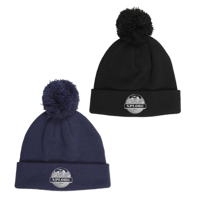 Custom Branded Tom Franks Pom Pom Beanie