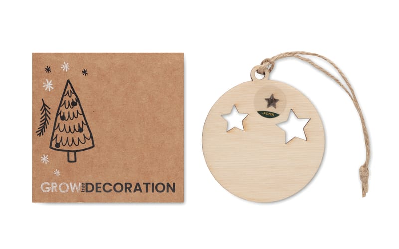 Promotional Wooden Bauble Shape Hanger