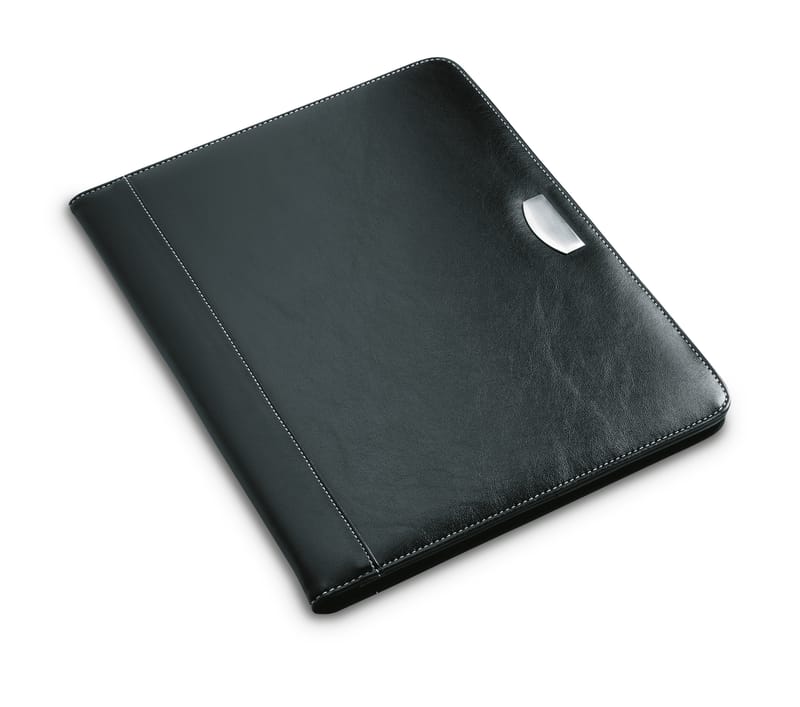 Promotional Pu Portfolio W/ 20 Pages Bloc