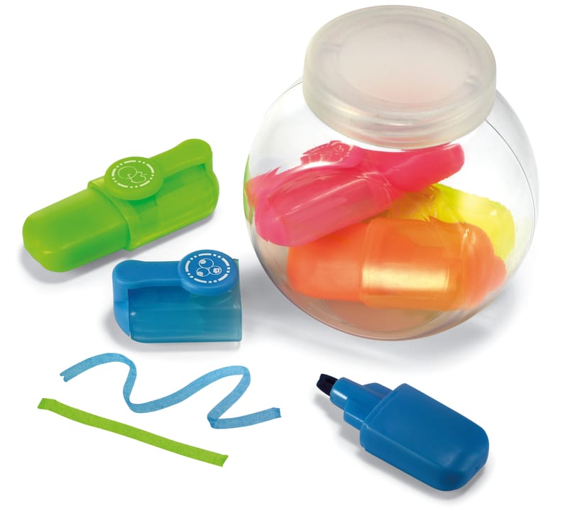 Promotional 5 Highlighters In Container