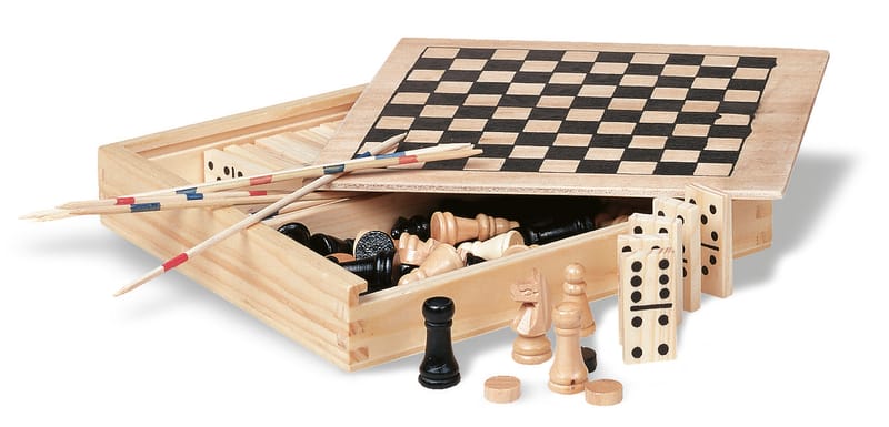 Promotional 4 Games In Wooden Box